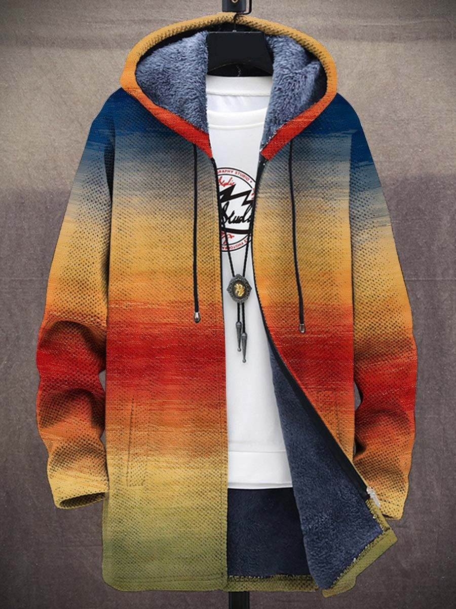 Edith | Damen Ombre Hoodie Cardigan für den Winter