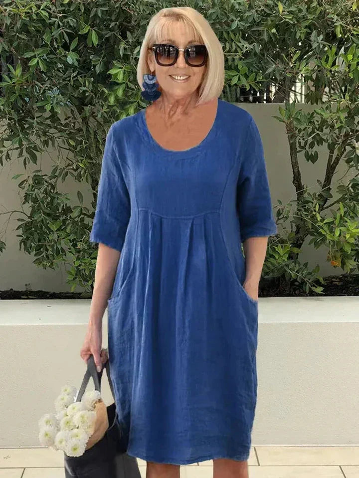 Michaela | Bequemes und Weit Geschnittenes Sommerkleid - Elle Zürich
