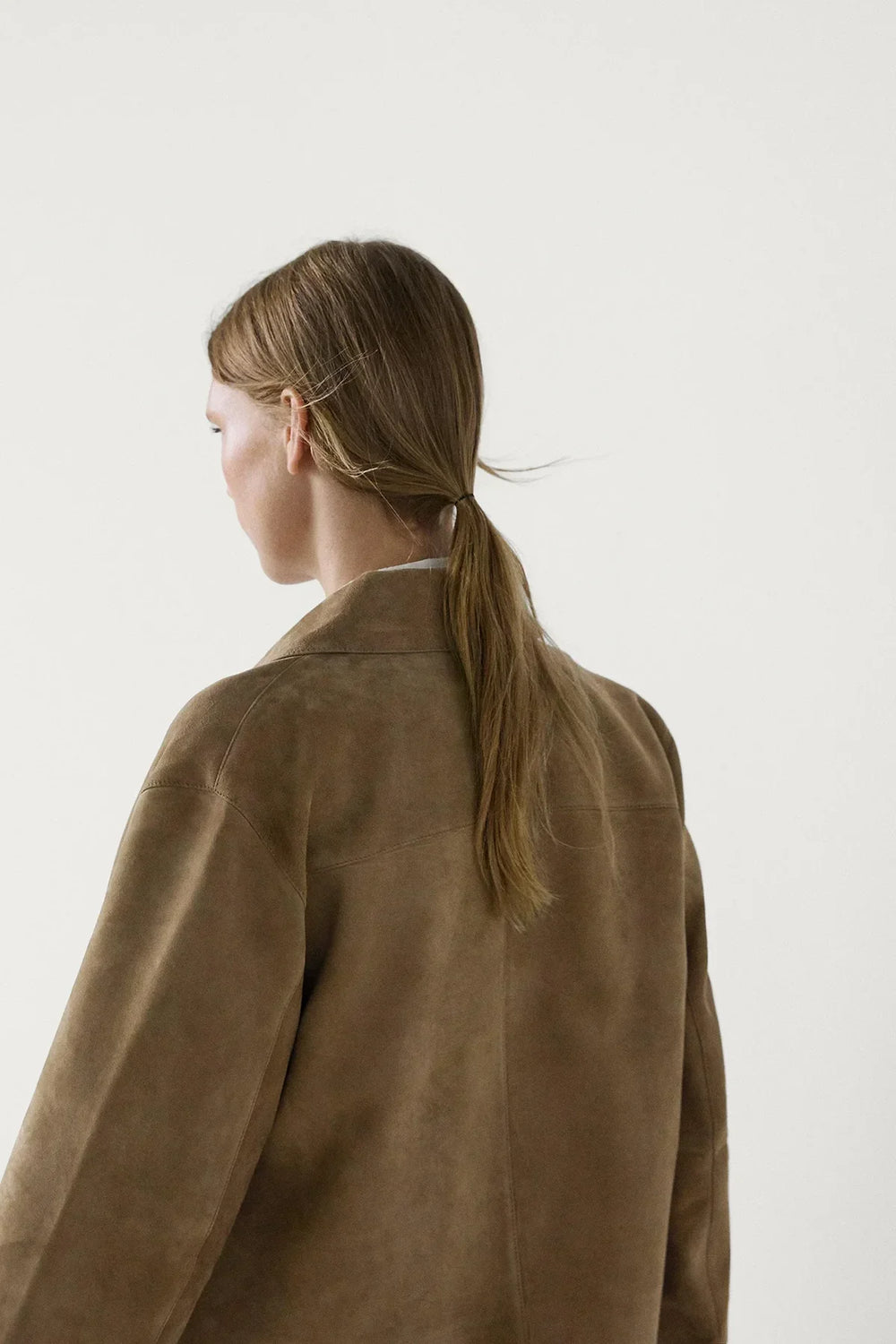 Sabine | Damen Stilvolle Winter Wildlederjacke - Elle Zürich