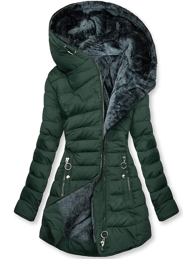 Anela - Luxe Comfortabele Winterjas Voor Vrouwen - Elle Zürich