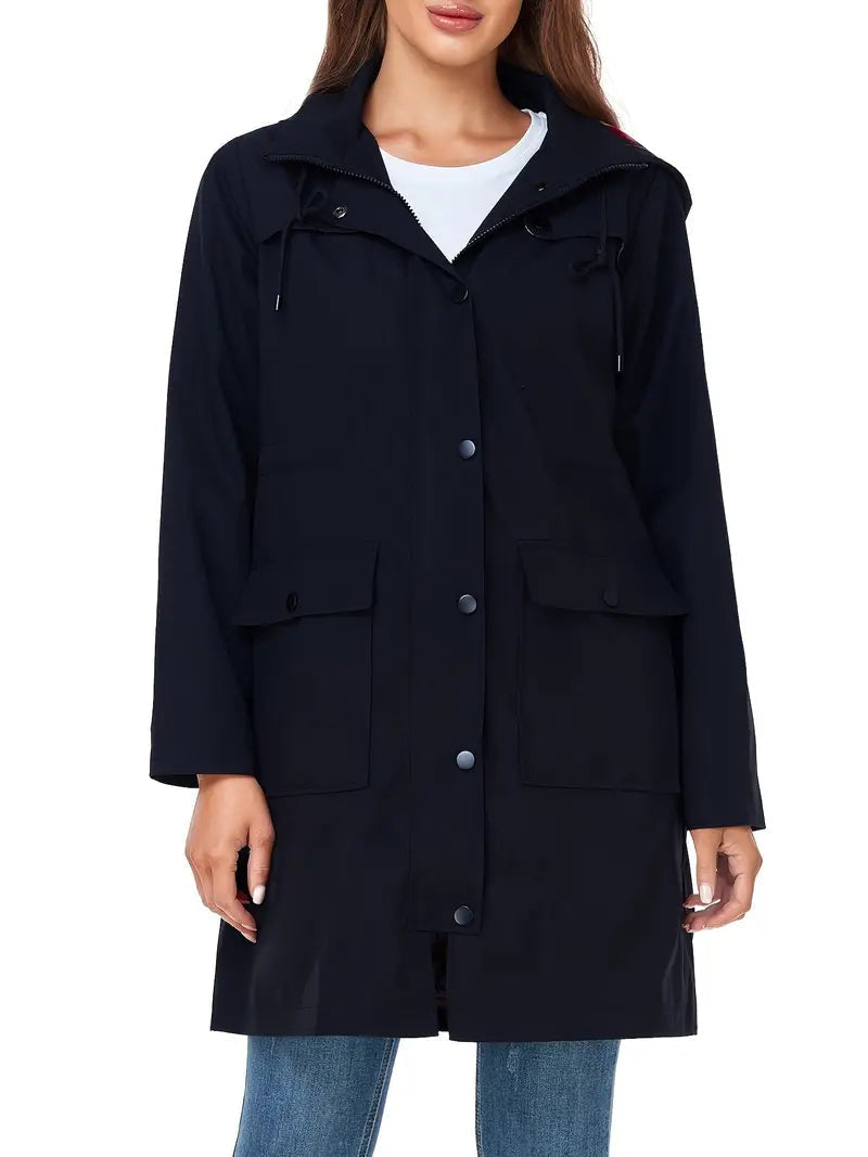 Carmen | Damen Winterjacke mit Kapuze und Taschen - Elle Zürich
