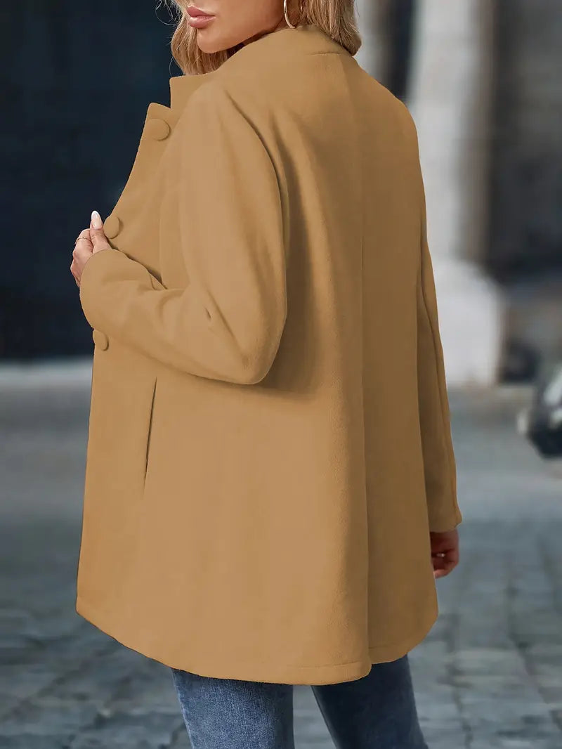 Sofia | Damen Winter Mantel mit Knöpfen - Elle Zürich