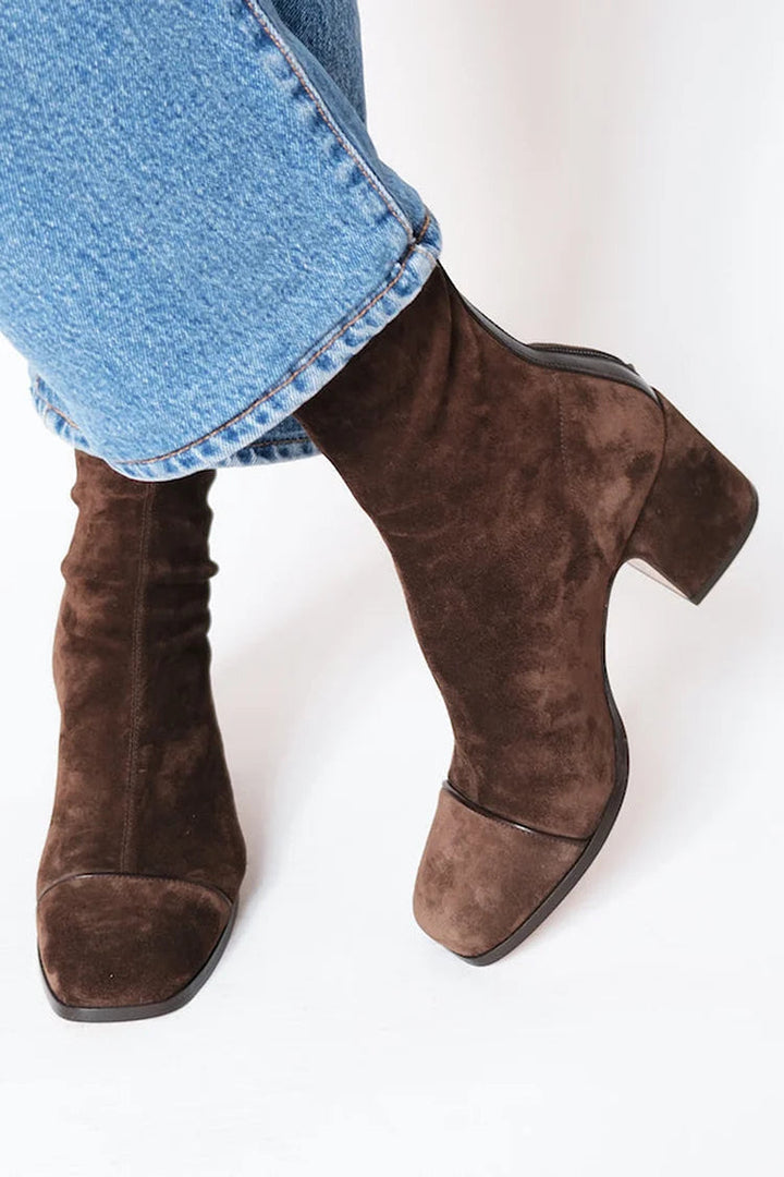 Greta | Damen Weiche Ankle Boots im Wildlederstil für den Winter
