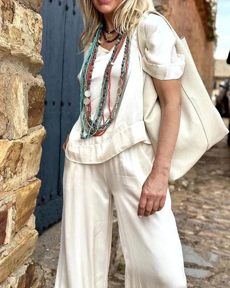 Sabina | Stylisches Lässiges Hosen-Set - Elle Zürich
