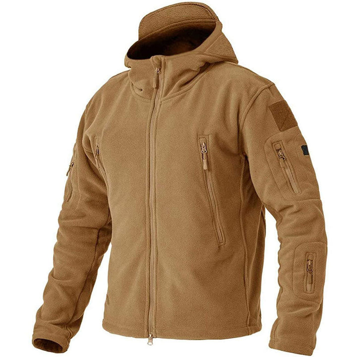 Konrad | Herren Winter Fleece Hoodie Jacke mit Reißverschluss und Taschen - Elle Zürich