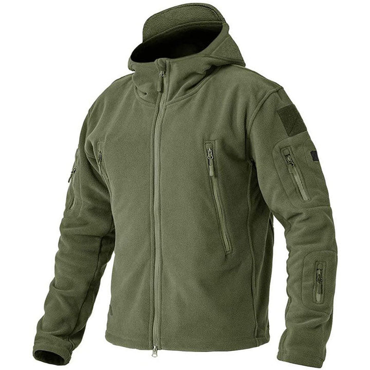 Konrad | Herren Winter Fleece Hoodie Jacke mit Reißverschluss und Taschen - Elle Zürich