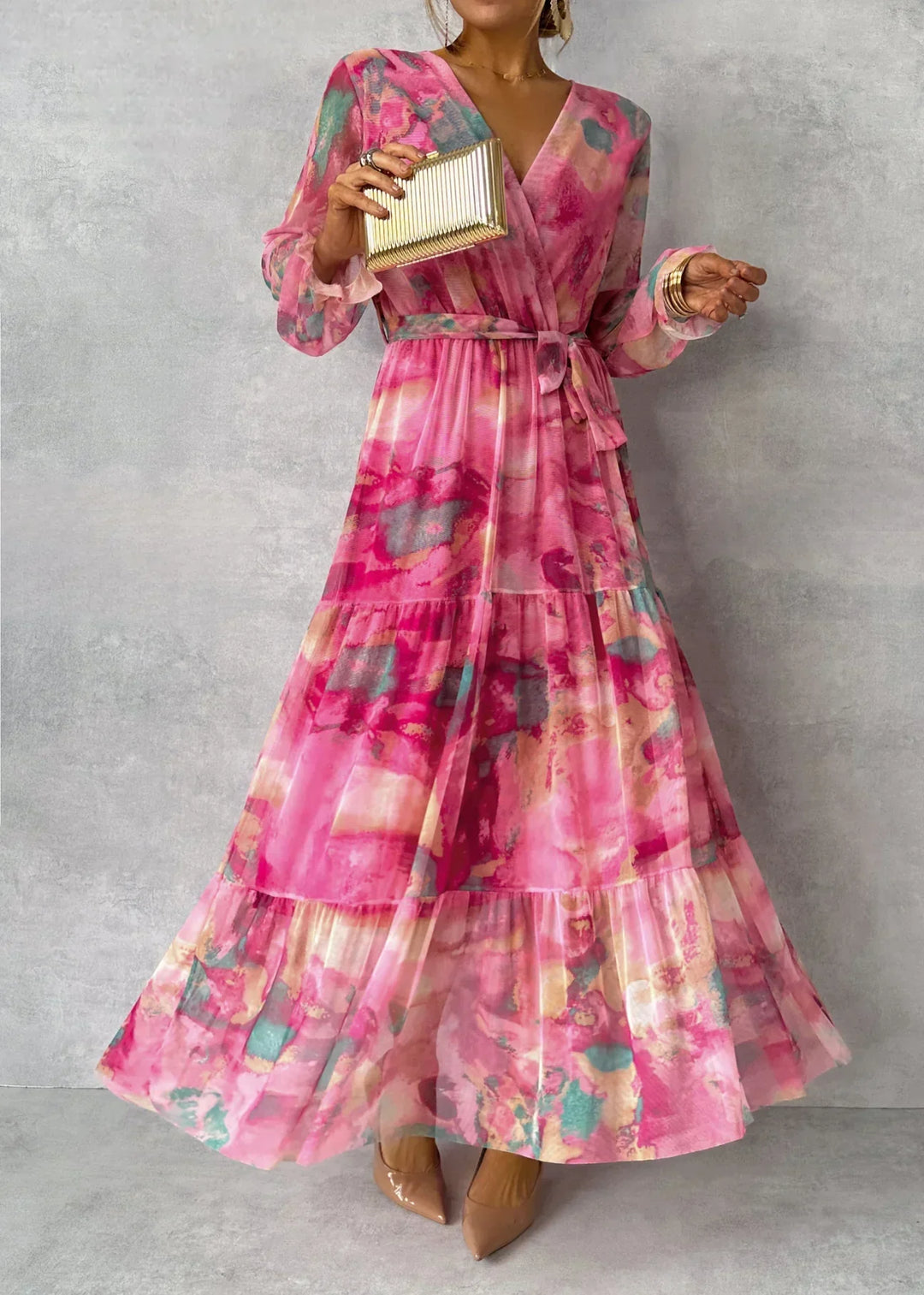 Daniela | Sommer Maxikleid mit Blumenmuster - Elle Zürich