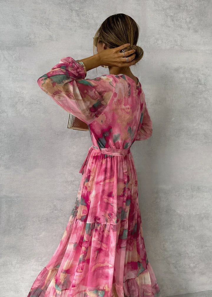 Daniela | Sommer Maxikleid mit Blumenmuster - Elle Zürich