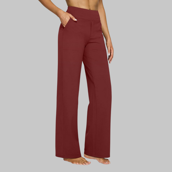 Calista | Damen Weit-Leg Hosen für Freizeit