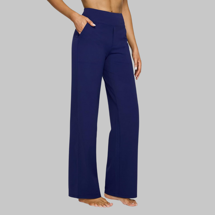 Calista | Damen Weit-Leg Hosen für Freizeit