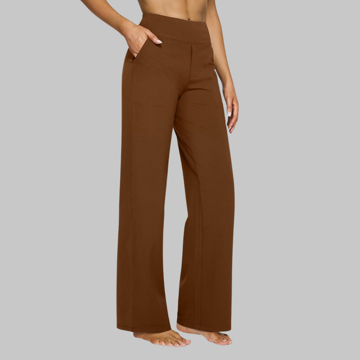Calista | Damen Weit-Leg Hosen für Freizeit