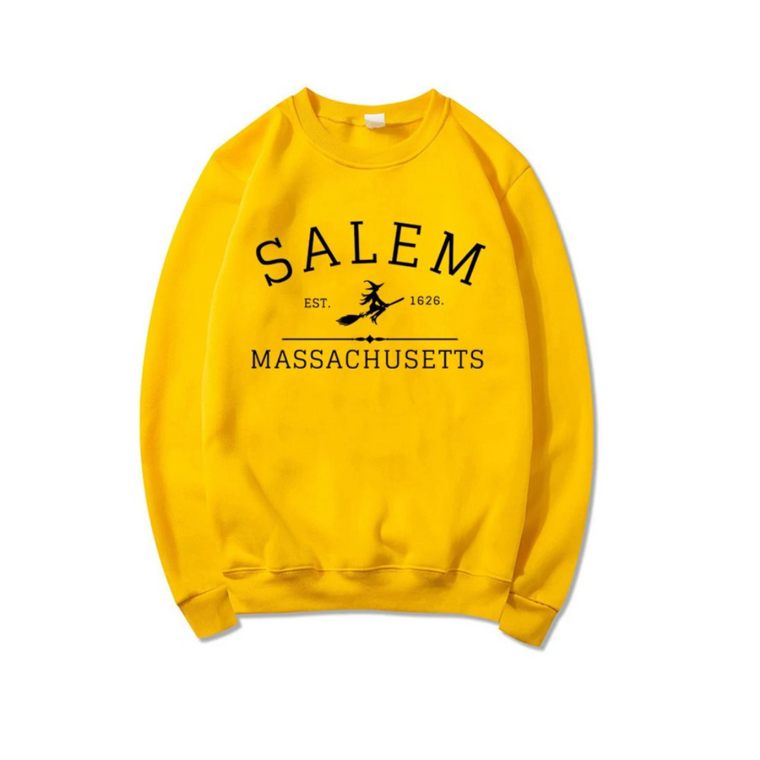 Beatrice | Damen Winter-Sweatshirt mit Hexenmotiv - Elle Zürich