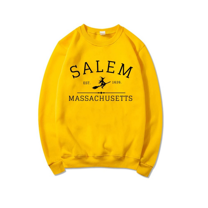Beatrice | Damen Winter-Sweatshirt mit Hexenmotiv - Elle Zürich