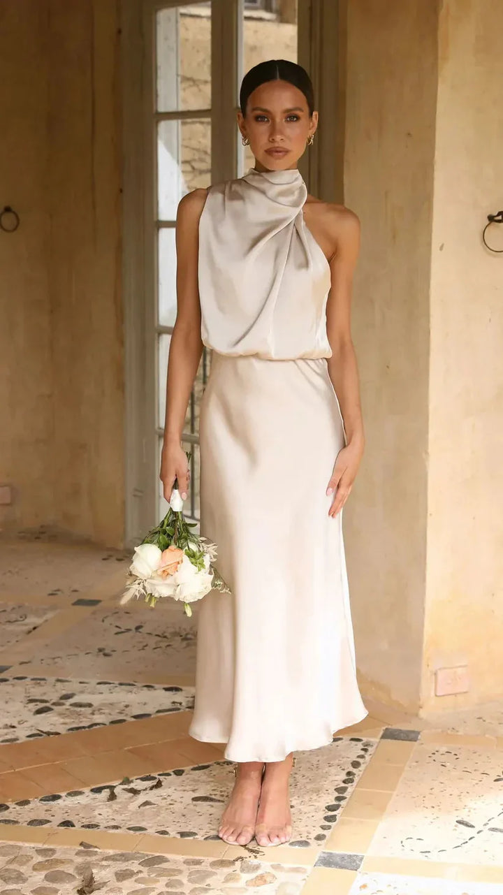 Helga | Elegantes Und Stilvolles Drapiertes Midikleid - Elle Zürich