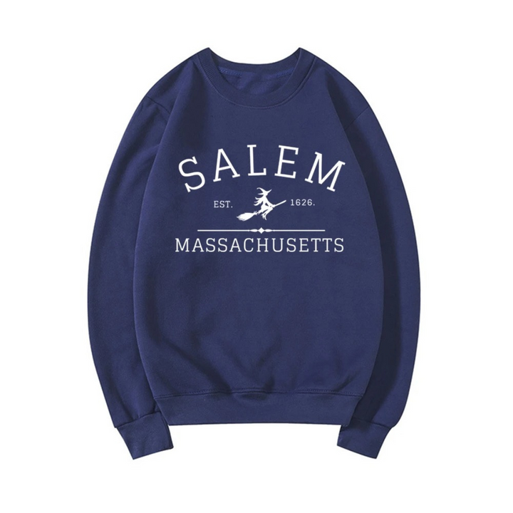 Beatrice | Damen Winter-Sweatshirt mit Hexenmotiv - Elle Zürich