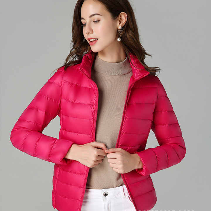 Sabina | Leichte Damen Winter-Pufferjacke mit Reißverschluss - Elle Zürich