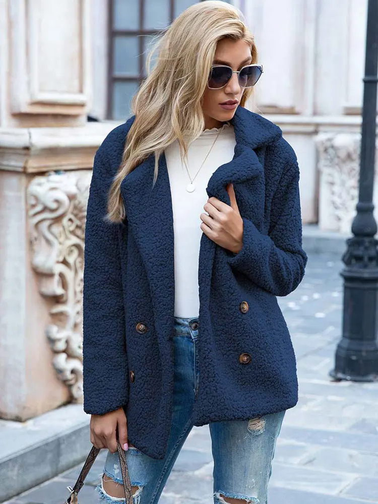 Tanja | Kuscheliger Stylischer Teddy-Jacke Damen - Elle Zürich