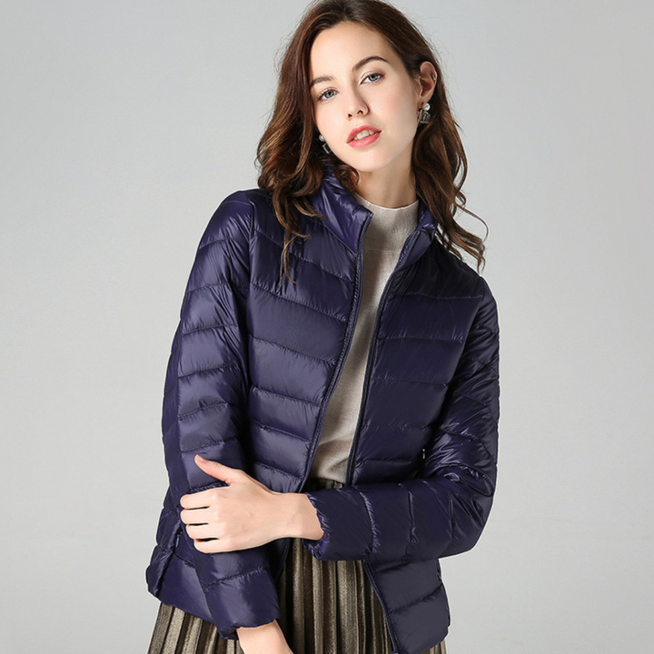Sabina | Leichte Damen Winter-Pufferjacke mit Reißverschluss - Elle Zürich