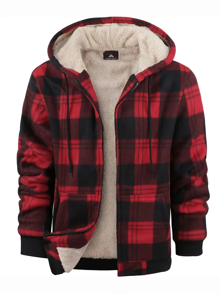 Manfred | Herren Winter-Jacke mit Reißverschluss, warmem Futter und Taschen - Elle Zürich