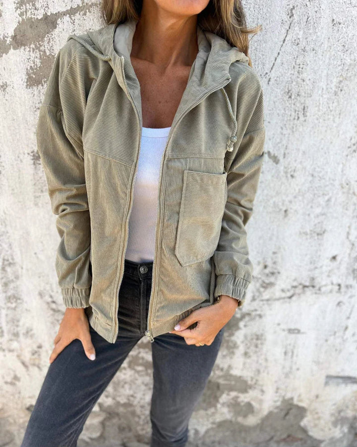 Britta | Damen Winter Freizeitjacke mit Reißverschluss - Elle Zürich