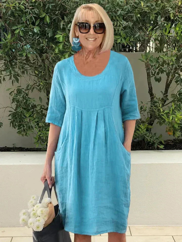 Michaela | Bequemes und Weit Geschnittenes Sommerkleid - Elle Zürich