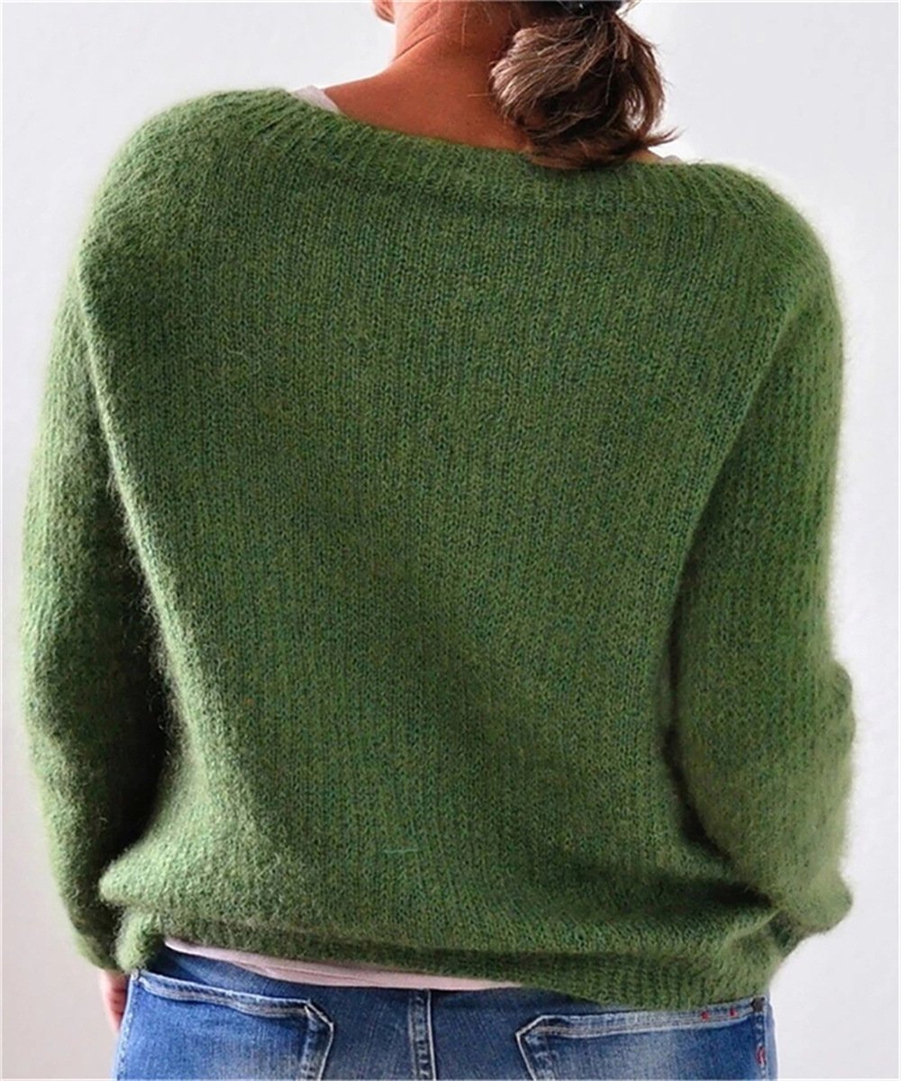Annika | Damen Weicher Strickpullover mit Rundhalsausschnitt - Elle Zürich