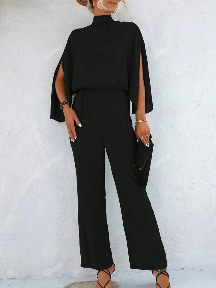 Frieda | Eleganter Jumpsuit mit Drapierten Ärmeln - Elle Zürich