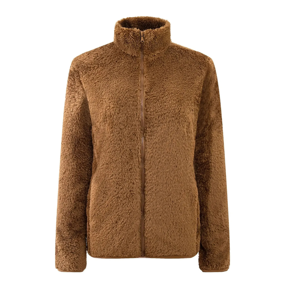 Carolin | Damen Winter-Fleecejacke mit Reißverschluss - Elle Zürich