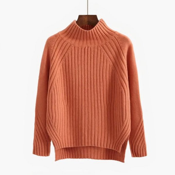 Anke | Frauen Winterpullover mit hohem Kragen für Wärme - Elle Zürich
