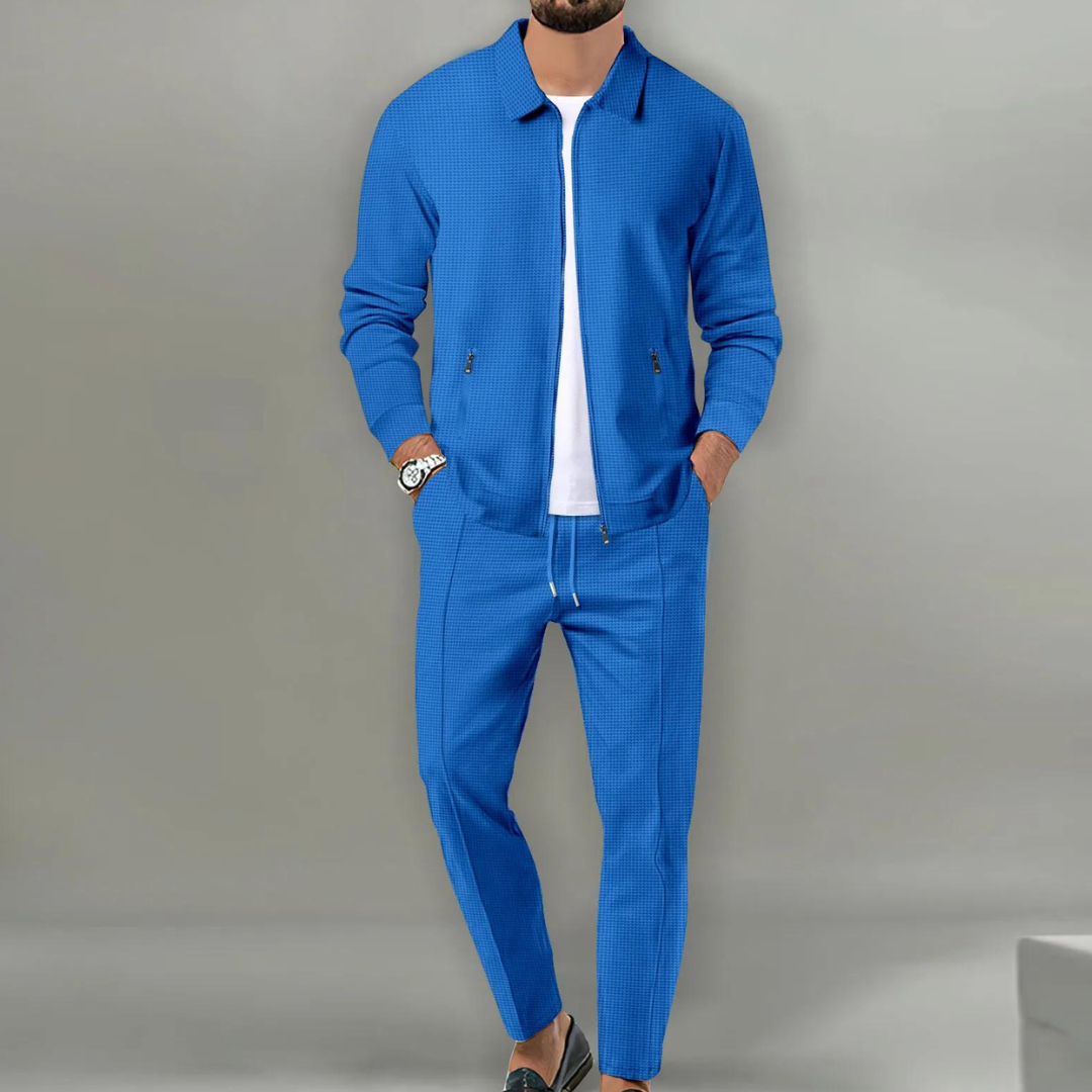 Florian | Herren Casual Zip-Up Jacken und Hosen Set - Elle Zürich