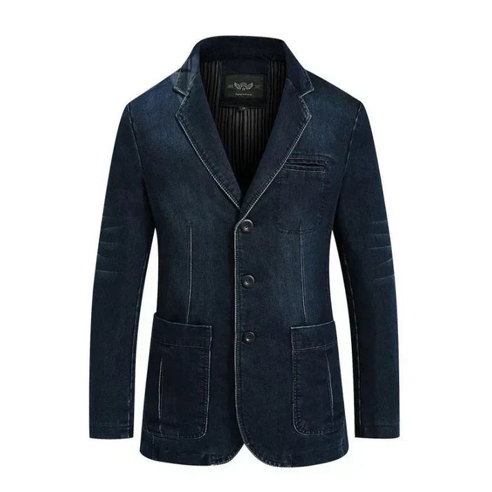 Stefan | Herren Denim-Blazer für einen Lässigen Look