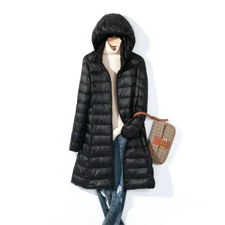 Chic Donsjas Met Capuchon Lang Dames - Elle Zürich