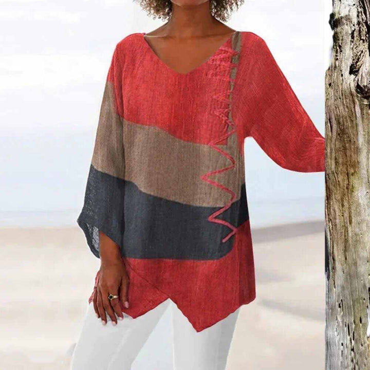 Renate | Elegantes Sommer-Top mit Bauchbedeckung - Elle Zürich