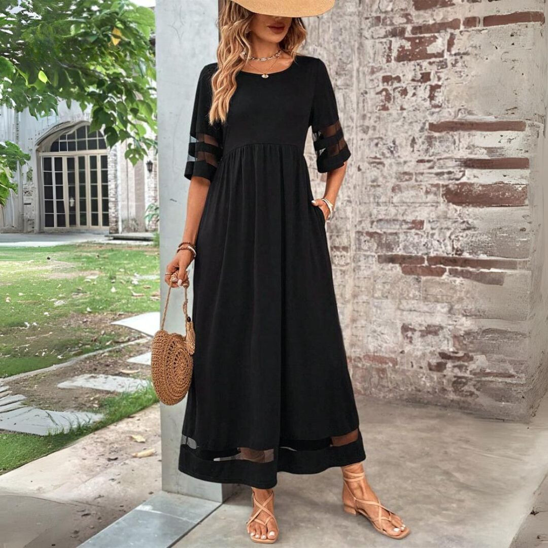 Claudia | Stilvolles Elegantes Maxikleid - Elle Zürich