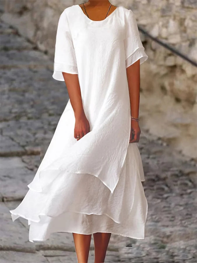 Jessica | Leichtes Kleid mit Kurzarm - Elle Zürich