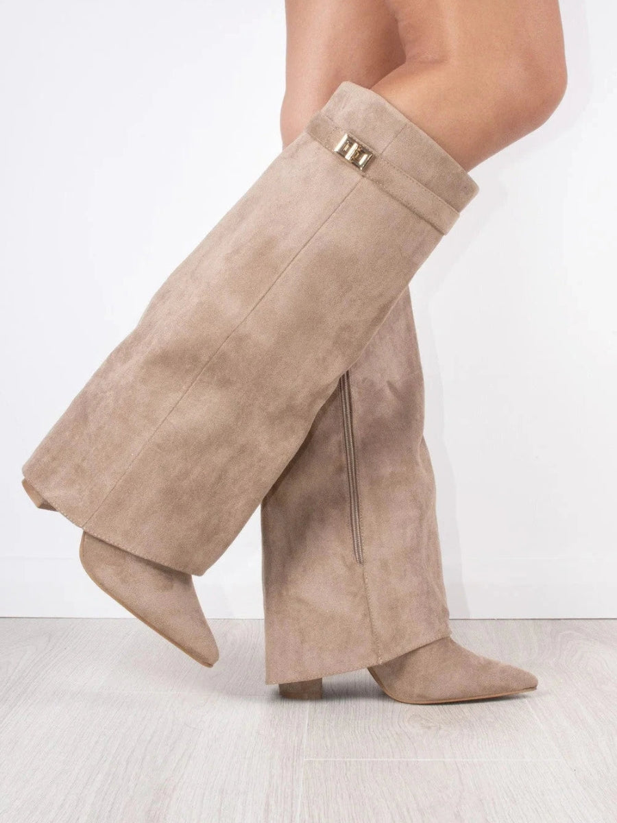 Susanne | Spitzzehen Knielange Stiefel Damen