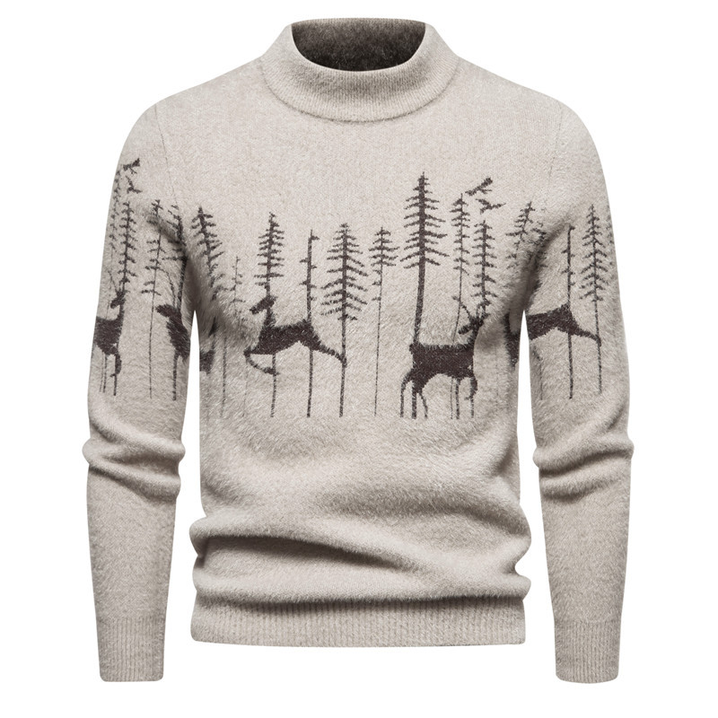 Johann | Herren Wintersweater mit Rentiermuster - Elle Zürich