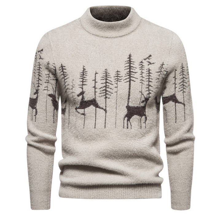 Johann | Herren Wintersweater mit Rentiermuster - Elle Zürich