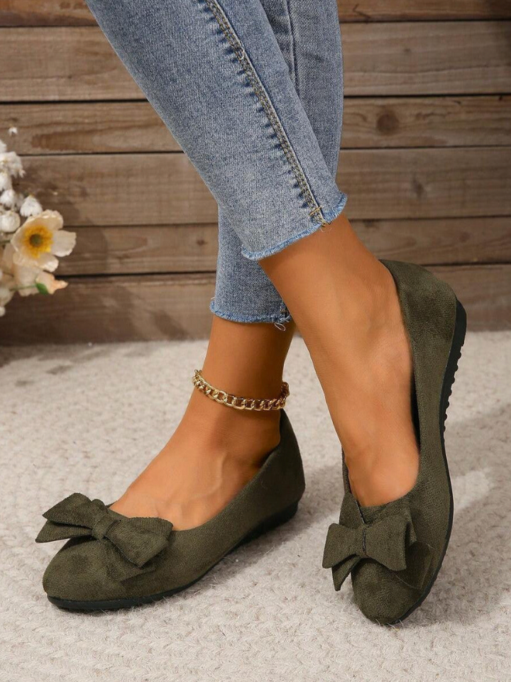 Helga | Bequeme Damen Slipper mit Schleifendetail - Elle Zürich