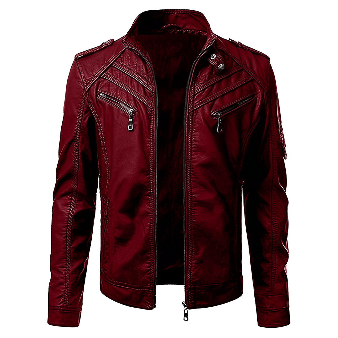 Georg | Herren Slim Fit Kunstlederjacke - Elle Zürich