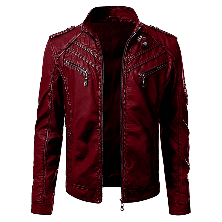 Georg | Herren Slim Fit Kunstlederjacke - Elle Zürich