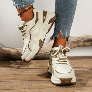 Anna | Damen Chunky Sneakers mit Mesh und Gummisohle - Elle Zürich
