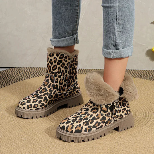 Eva | Damen Winterstiefel Knöchelhoch mit Robuster Sohle - Elle Zürich