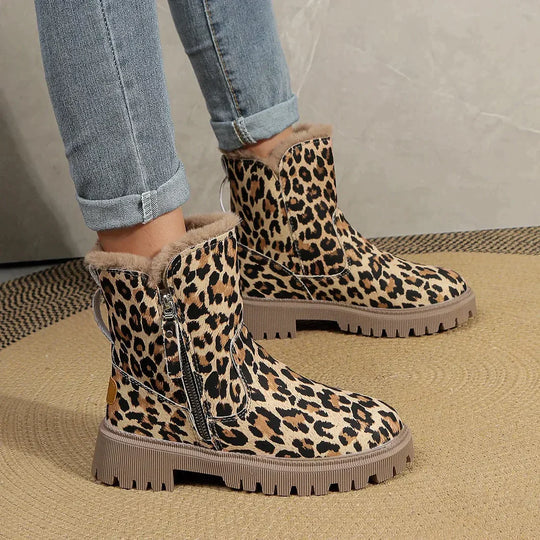 Eva | Damen Winterstiefel Knöchelhoch mit Robuster Sohle - Elle Zürich