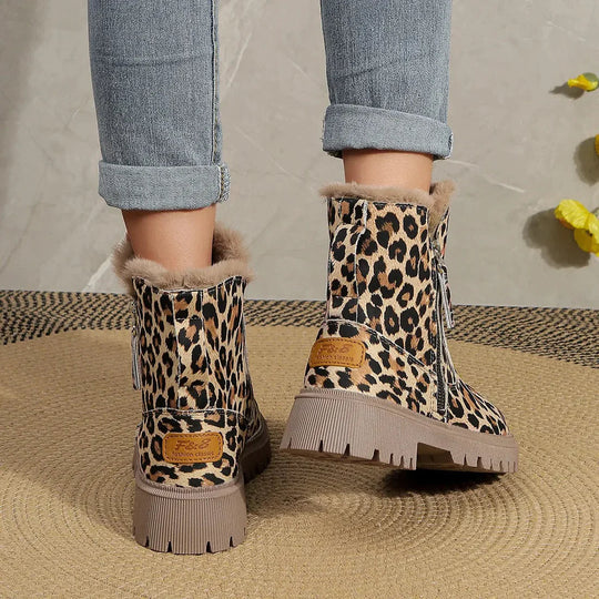 Eva | Damen Winterstiefel Knöchelhoch mit Robuster Sohle - Elle Zürich
