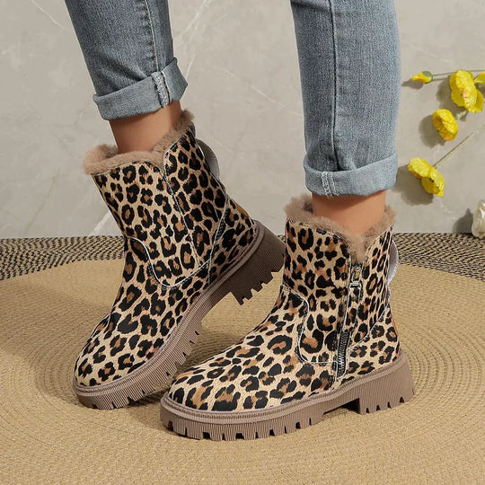 Eva | Damen Winterstiefel Knöchelhoch mit Robuster Sohle - Elle Zürich