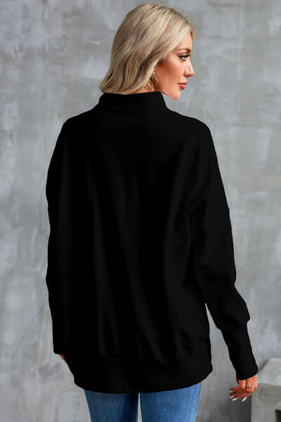 Doris | Sweatshirt mit Halbem Reißverschluss für Damen - Elle Zürich
