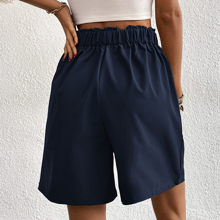 Ursula | Stylische Plissierte High-Waist-Shorts - Elle Zürich
