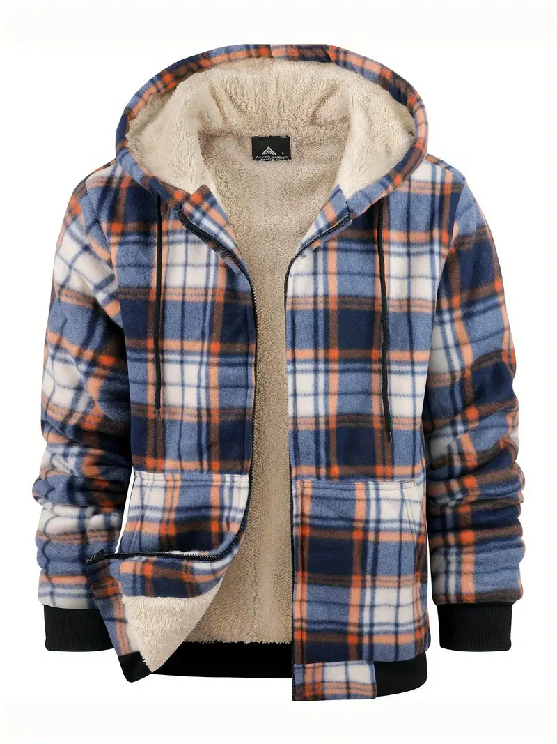Manfred | Herren Winter-Jacke mit Reißverschluss, warmem Futter und Taschen - Elle Zürich
