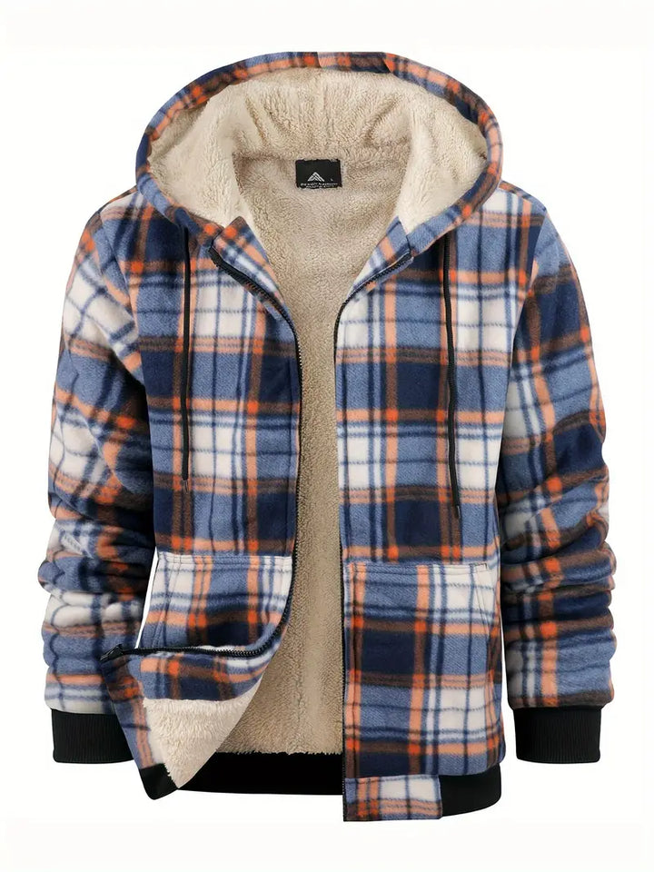 Manfred | Herren Winter-Jacke mit Reißverschluss, warmem Futter und Taschen - Elle Zürich
